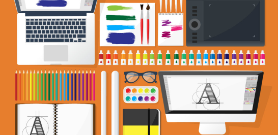 Ferramentas de designer. ilustração